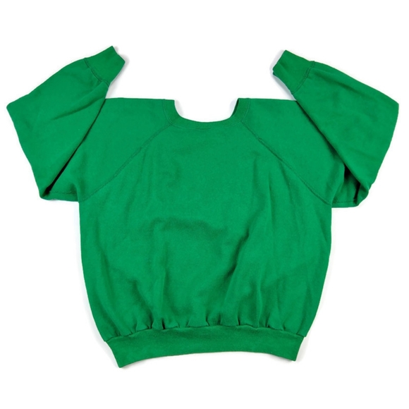 Vtg 80's Woman's Saint Patricks Day "Irish Girls" Front Graphic Pull Over - Picture 5 of 11